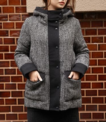 WOOL×DOWN COAT