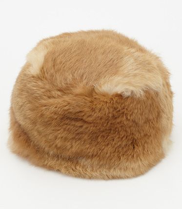 RABBIT FUR CAP