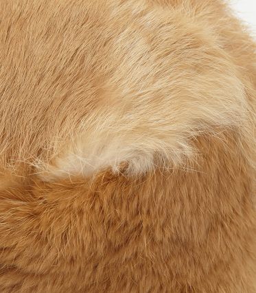 RABBIT FUR CAP