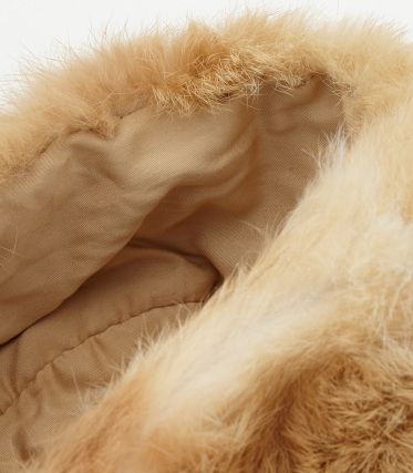 RABBIT FUR CAP