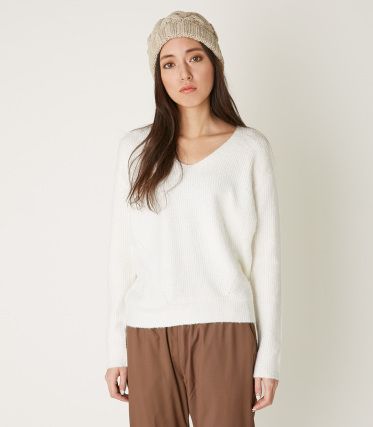 Deep V knit POK