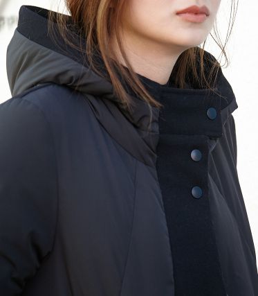 SLY WOOL×DOWN COAT