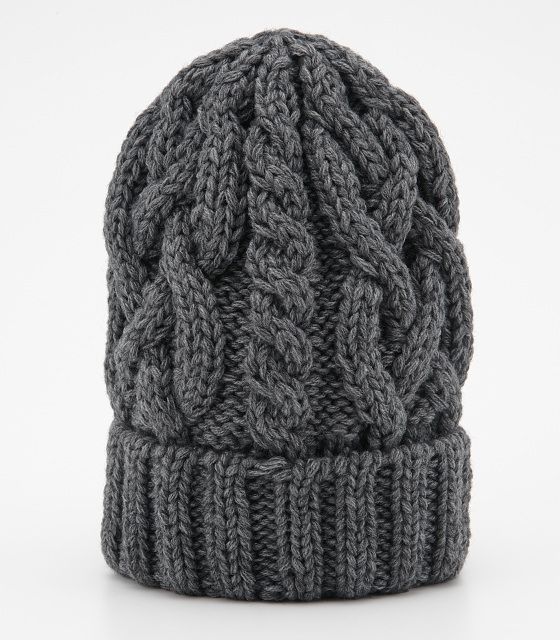 MOUSSY CABLE KNIT CAP