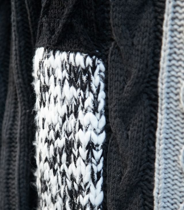 SLY MIX COLOR BLOCK CABLE LG TOPS