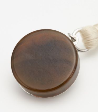 FRINGE MARBLE EARRING WH