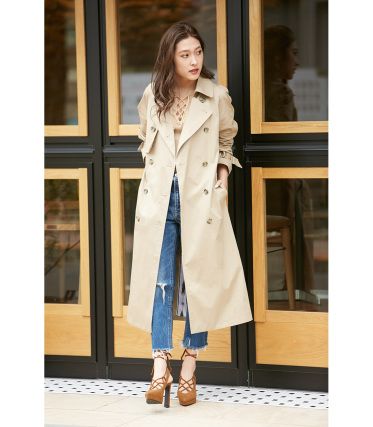 JANE TRENCH LONG COAT