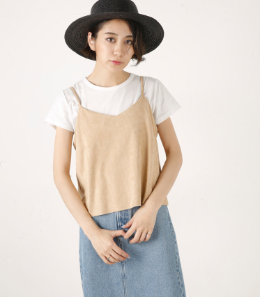 【MOUSSY/マウジー】SUEDE LIKE CAMI VEST｜シェルター公式通販サイト｜SHEL'TTER WEB STORE