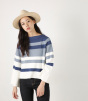 【MOUSSY/マウジー】FLARE SLEEVE STRIPE TOP｜シェルター公式通販サイト｜SHEL'TTER WEB STORE