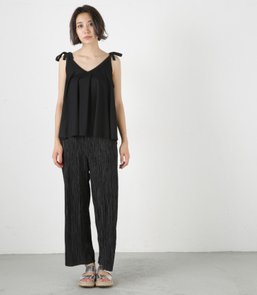 【MOUSSY/マウジー】プリーツ フレア ワイド パンツ｜シェルター公式通販サイト｜SHEL'TTER WEB STORE