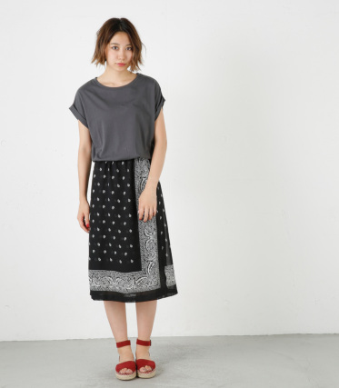 【MOUSSY/マウジー】バンダナ ブラウジング ワンピース｜シェルター公式通販サイト｜SHEL'TTER WEB STORE