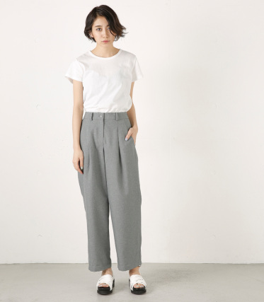 【MOUSSY/マウジー】ワイド タックパンツ｜シェルター公式通販サイト｜SHEL'TTER WEB STORE