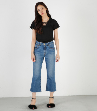 【MOUSSY/マウジー】ANKLE FLARE デニムパンツ｜シェルター公式通販サイト｜SHEL'TTER WEB STORE