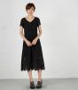 【MOUSSY/マウジー】LACE PANEL FLARE ワンピース｜シェルター公式通販サイト｜SHEL'TTER WEB STORE