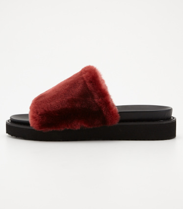 【MOUSSY/マウジー】FUR FLAT サンダル｜シェルター公式通販サイト｜SHEL'TTER WEB STORE