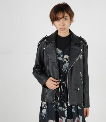 【MOUSSY/マウジー】HL OFF SHOULDER BIKER ジャケット｜シェルター公式通販サイト｜SHEL'TTER WEB STORE