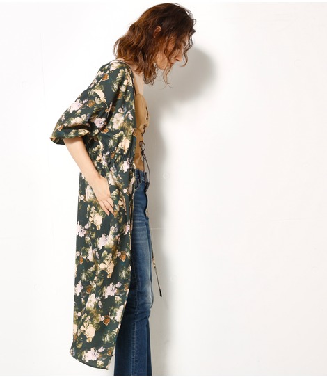SEMI CHROME FLOWER 2WAY ROBE｜シェルター公式通販サイト｜SHEL'TTER WEB STORE【SLY】