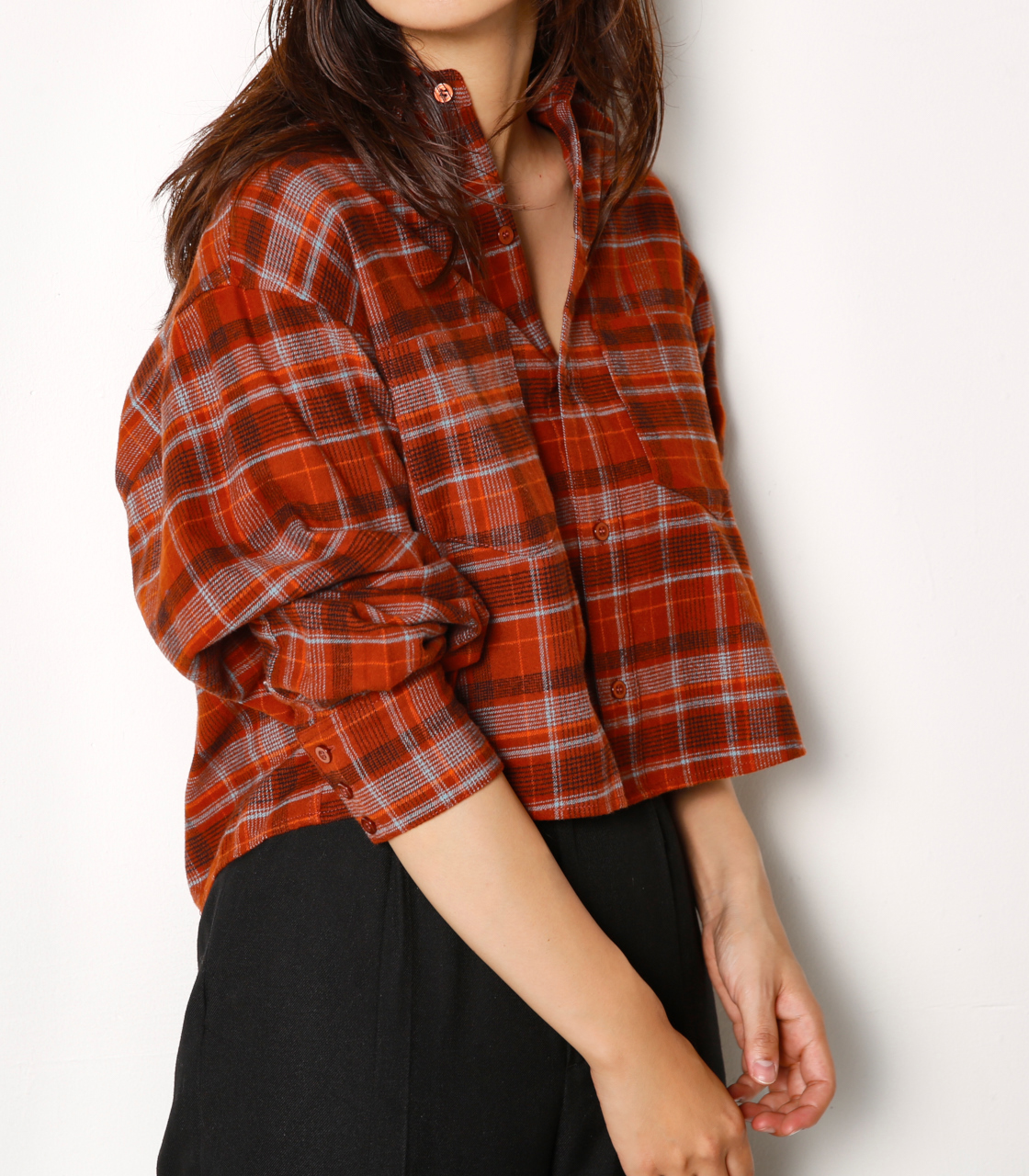 NARROW CHECK CROP SH｜シェルター公式通販サイト｜SHEL'TTER WEB STORE【SLY】