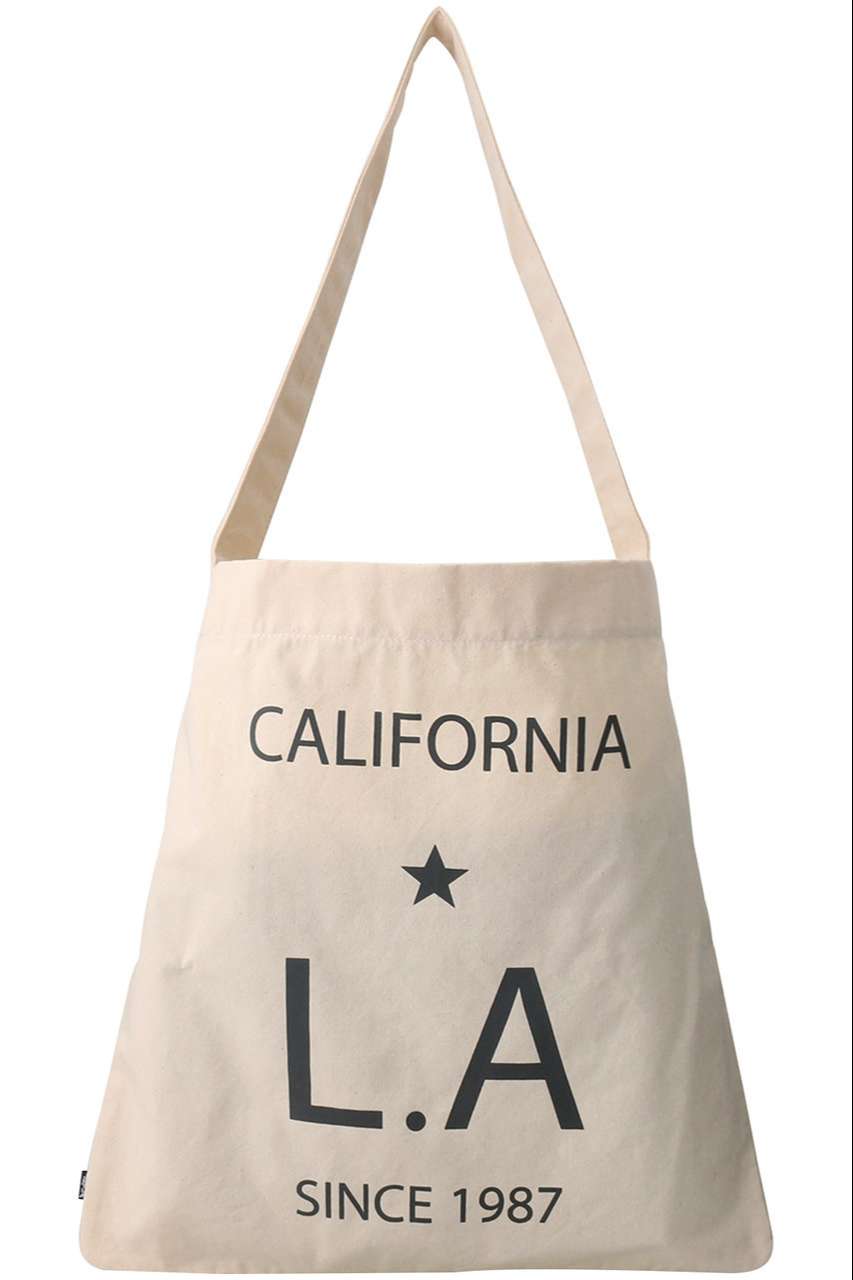 JET｜【JET LOSANGELES】コットンショルダーバッグ/ホワイト の通販｜ELLESHOP・(エル・ショップ)