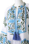 SZ Blockprints(エスゼット ブロックプリント)｜LONG KERALA KAFTAN PALLADIO コットンチュニック/ブルー の通販｜ELLESHOP・(エル・ショップ)