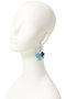 LANVIN en Bleu(ランバン オン ブルー)｜クリアフラワーピアス/グリーン の通販｜ELLESHOP・(エル・ショップ)