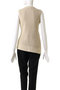CLANE(クラネ)｜SLANT CUT NO SLEEVE KNIT TOPS/アイボリー の通販｜ELLESHOP・(エル・ショップ)