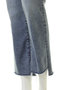 MOTHER(マザー)｜THE INSIDER CROP STEP FRAY デニム(OAY)/ブルー の通販｜ELLESHOP・(エル・ショップ)