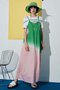 MAISON SPECIAL(メゾンスペシャル)｜グラデーションダイキャミワンピース/GRN(グリーン) の通販｜ELLESHOP・(エル・ショップ)