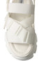 STEVE MADDEN(スティーブ・マデン)｜VOLTZ　ボリュームソールベルトサンダル/ホワイト の通販｜ELLESHOP・(エル・ショップ)