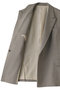 YLEVE(イレーヴ)｜HIGH TWIST サマーウール オックスフォードノースリーブジャケット/カーキ の通販｜ELLESHOP・(エル・ショップ)