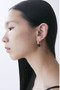 PLOW(プラウ)｜SUNNY C ONYX ピアス/シルバー の通販｜ELLESHOP・(エル・ショップ)