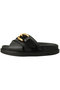 J&M DAVIDSON(ジェイ アンド エム デヴィッドソン)｜CROSSOVER SANDAL/ブラック の通販｜ELLESHOP・(エル・ショップ)