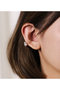 NATURALI JEWELRY(ナチュラリ ジュエリ)｜K10 ツインパール イヤーカフ（片耳用）/グレー の通販｜ELLESHOP・(エル・ショップ)