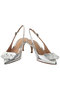Gianvito Rossi(ジャンヴィト ロッシ)｜JAIPUR SLING 55 メタリックバックストラップパンプス/シルバー の通販｜ELLESHOP・(エル・ショップ)