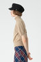 allureville(アルアバイル)｜【LOULOU WILLOUGHBY】コンパクトタートル半袖プルオーバー/ベージュ の通販｜ELLESHOP・(エル・ショップ)
