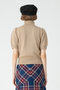 allureville(アルアバイル)｜【LOULOU WILLOUGHBY】コンパクトタートル半袖プルオーバー/ベージュ の通販｜ELLESHOP・(エル・ショップ)