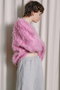 MAISON SPECIAL(メゾンスペシャル)｜Shaggy Knit Pullover /シャギーニットプルオーバー/PNK(ピンク) の通販｜ELLESHOP・(エル・ショップ)