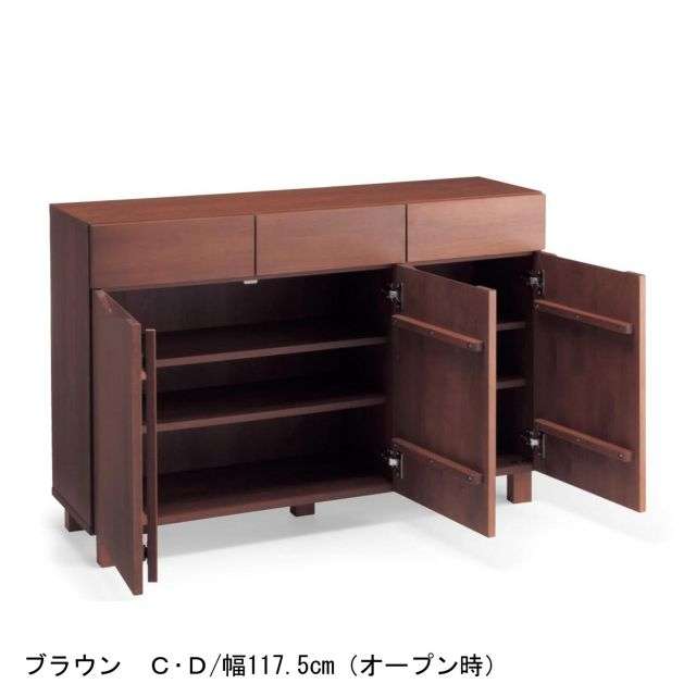 あたたかみのあるアルダー材のリビングボード｜通販のベルメゾンネット