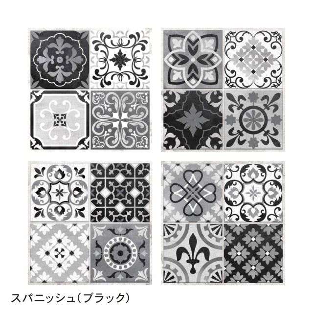 水回りにも貼れるタイルステッカーＲｏｏｍＭａｔｅｓ４枚セット＜約２７×２７ｃｍ＞｜通販のベルメゾンネット