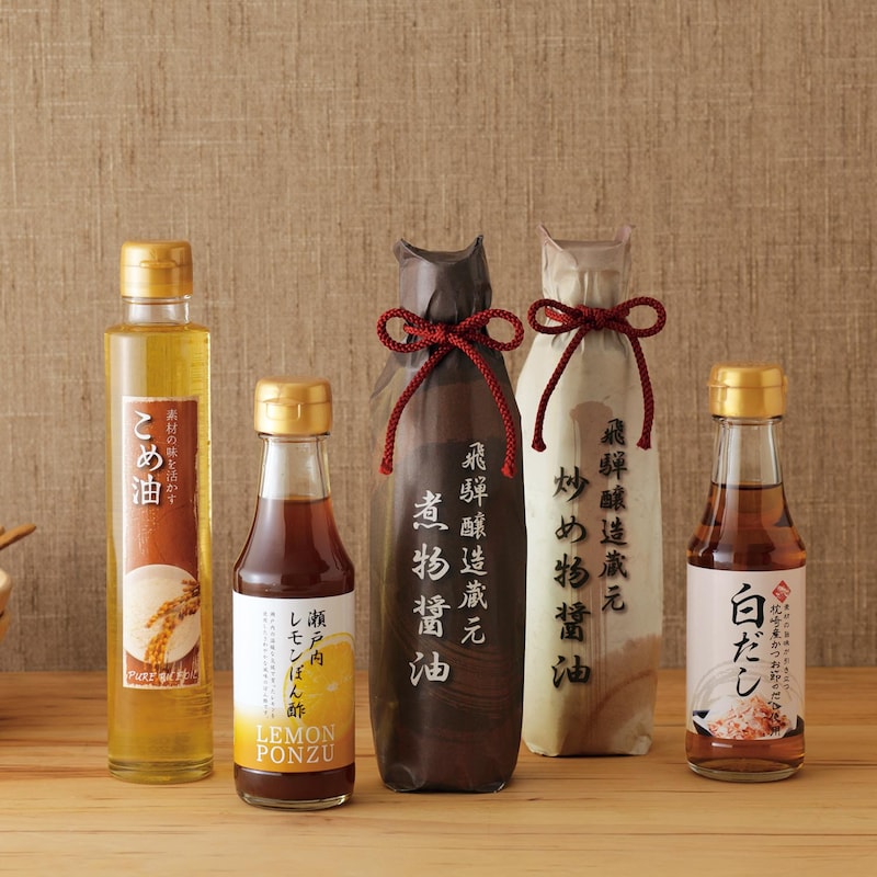 こだわり調味料ギフト８点セット(美食ファクトリー)｜通販のベルメゾンネット
