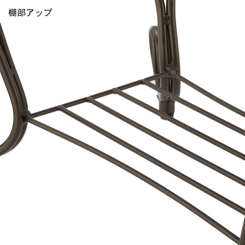 アンティーク調棚付き玄関ベンチスツール ＜幅５１ｃｍ＞｜通販のベルメゾンネット