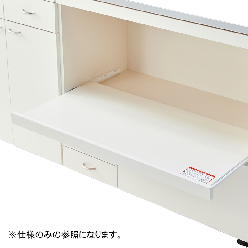 木目柄のきれいなステンレス天板のキッチンカウンター（キッチンカウンター）｜通販のベルメゾンネット