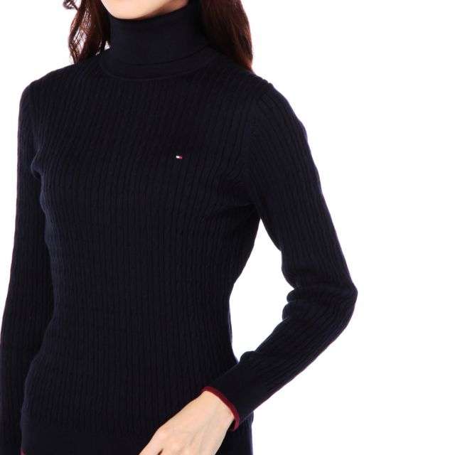 AC ROLL NECK CABLE SWEATER