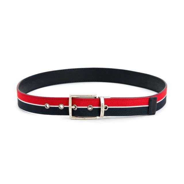 TOMMY ICON STRIPE BELT