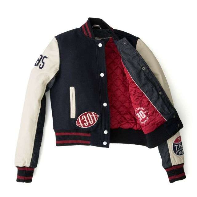 30TH TOMMY VARSITY JACKET WOMENS