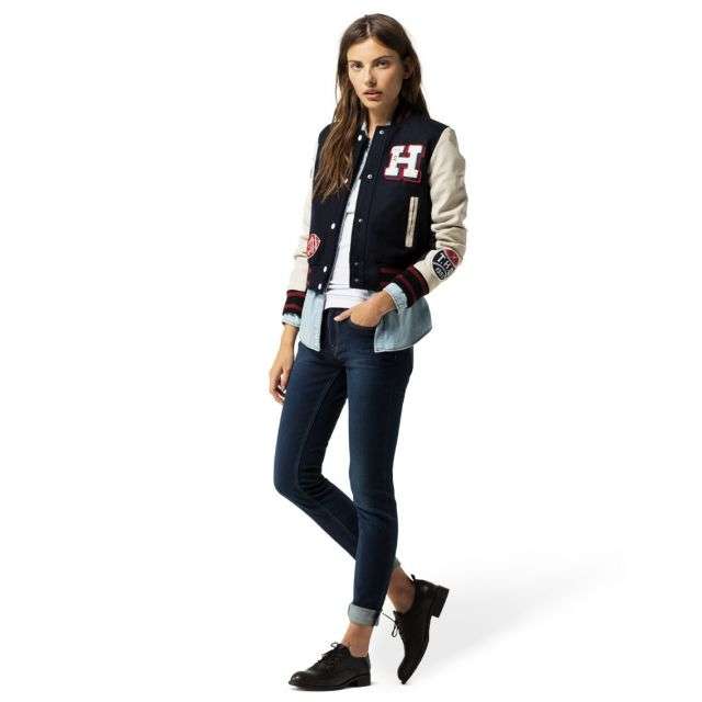 30TH TOMMY VARSITY JACKET WOMENS