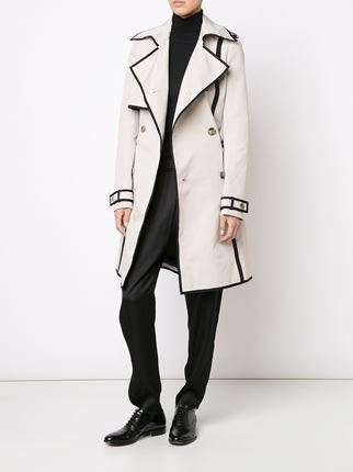 Lanvin パイピング トレンチコート 