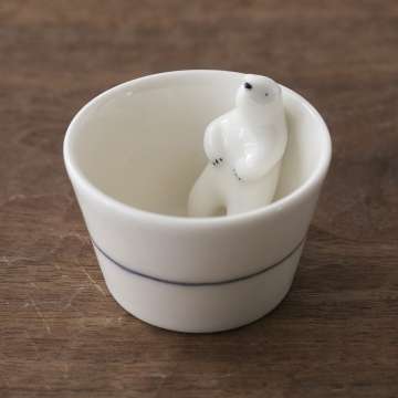 楽土/シロクマの熊五郎 お猪口 2号 - スタイルストア