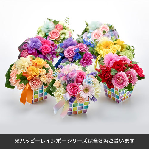 ハッピーレインボーアレンジメント「ミント」｜日比谷花壇｜フラワーギフト通販