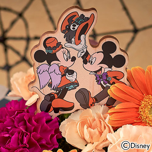 ディズニー アレンジメント「Spooky Halloween（ミッキー＆ミニー）」｜日比谷花壇｜フラワーギフト通販