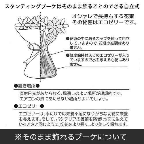 そのまま飾れるブーケ「ガーデンホワイト」｜花・花束を贈るフラワーギフト通販の【日比谷花壇】